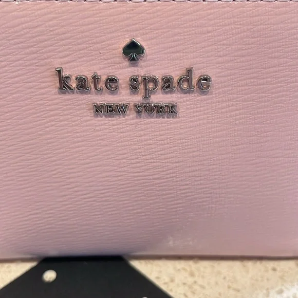 Kate Spade Madison NWT Light Pink Leather Wallet MSRP $189 - Picture 2 of 9